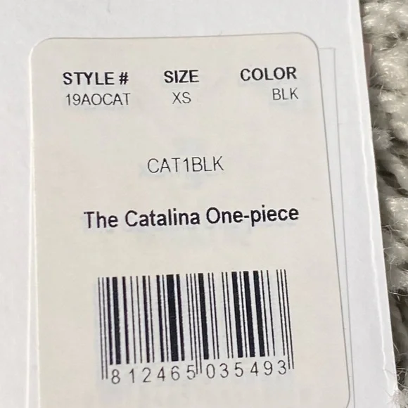 NWT Andie Swimwear The Catalina One Piece Classic Black Womens Size XS - Picture 6 of 9